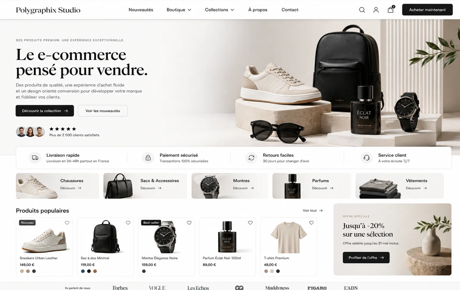 Style Commercial & conversion