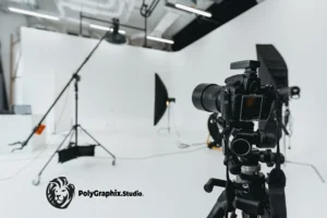 Cette image montre le studio photo de Polygraphix à Charleroi