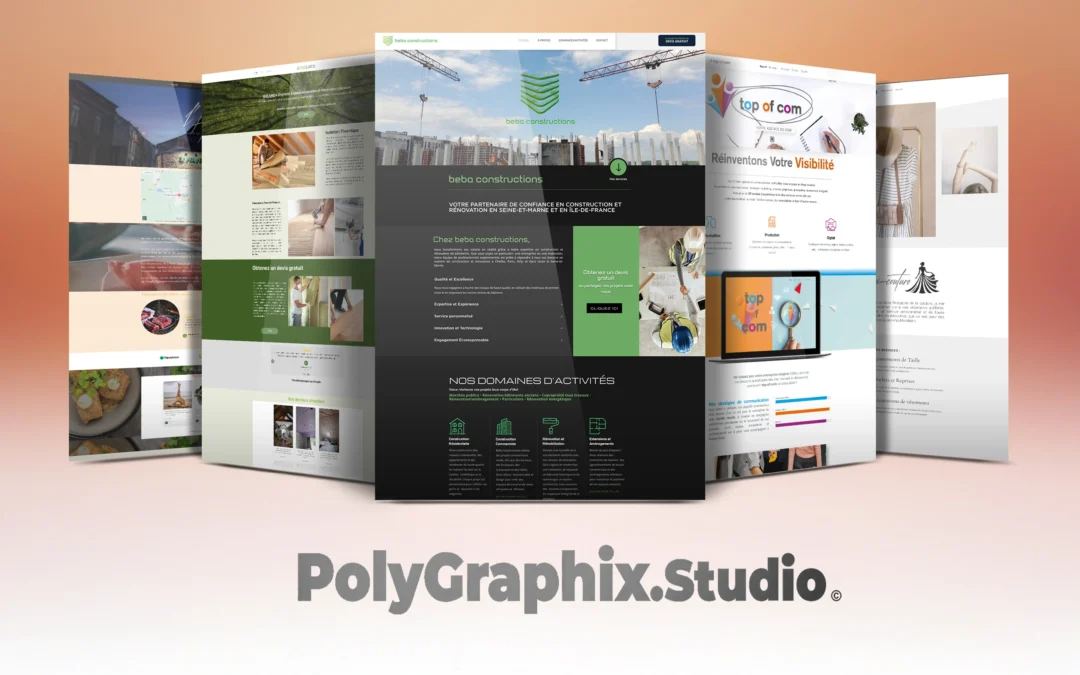 Boostez votre visibilité en ligne avec Polygraphix Studio : votre partenaire pour un site web professionnel et performant !