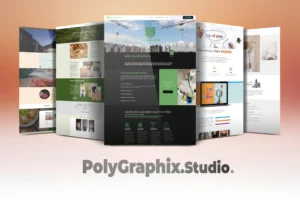 Exemple de sites web créés par Polygraphix Studio, experts en création de sites internet et optimisation SEO.