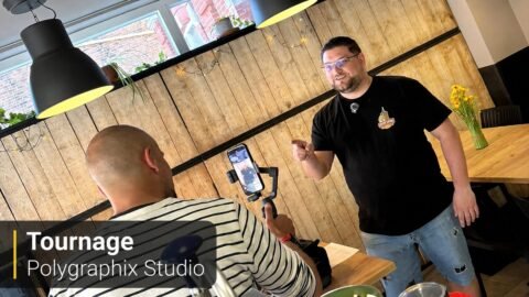 Coulisses d'un tournage vidéo pour une friterie à Anderlues