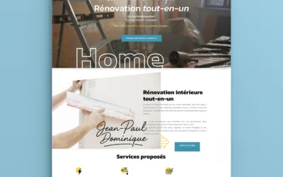 JP Rénovation : un site vitrine clé-en-main pour artisan local